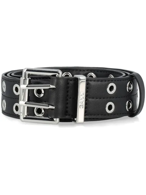 GANNI Double eyelet belt Black A6586099