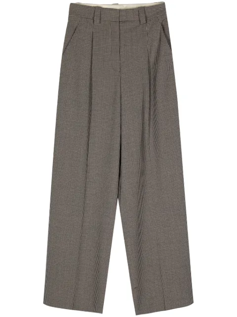Alysi wide-leg trousers Brown 154123A4053