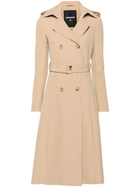 Patrizia Pepe double-breasted trench coat Brown 8O0137A2AW