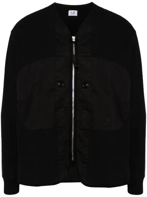 C.P. Company logo-embroidered jacket Black 17CMSS287A006090M