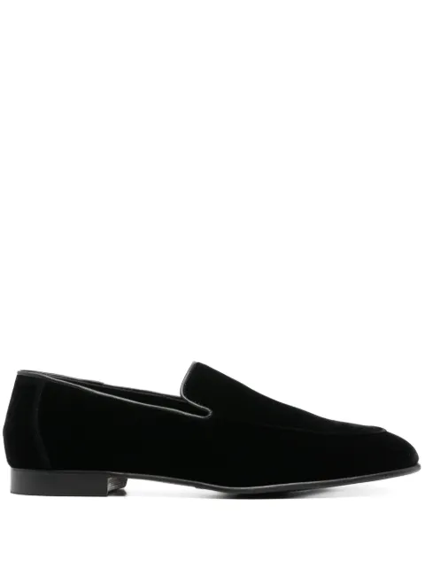Canali velvet slippers Black RE00938911402