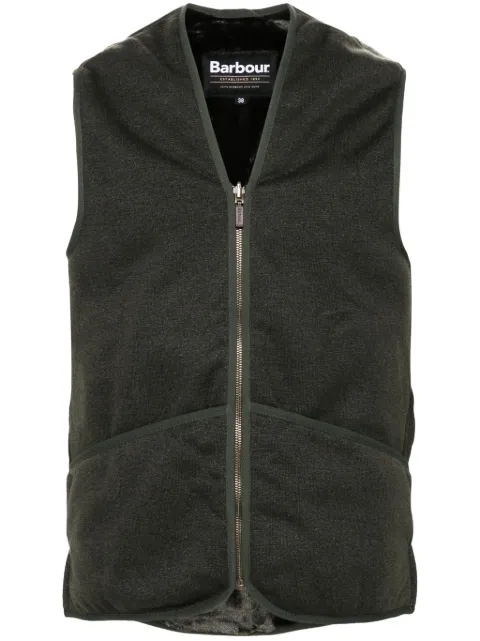 Barbour V-neck gilet Green MLI0004