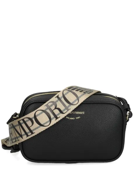 Emporio Armani logo-stamp crossbody bag Black EW000537AF12103