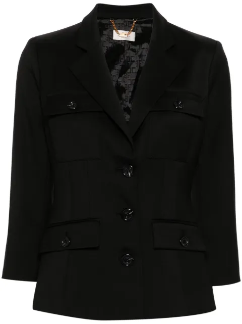 Elisabetta Franchi multi-pocket blazer Black GI10746E2