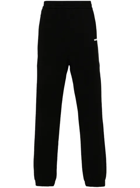 Missoni chevron-inserts cotton track pants Black US24WI0EBJ00KS