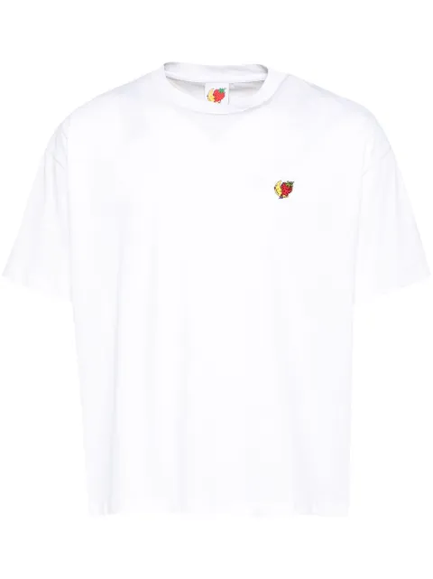 Sky High Farm logo embroidery short-sleeves T-shirt White SHF06T031