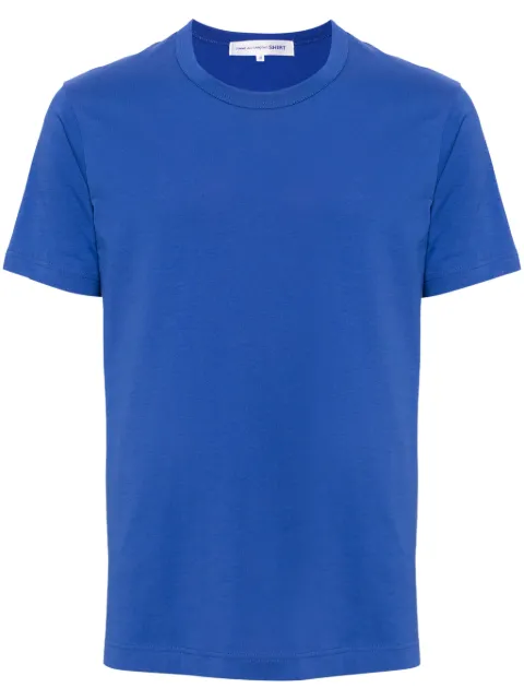 Comme Des Garçons Shirt logo print T-shirt Blue FNT015