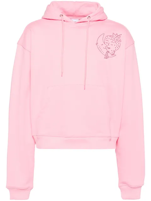 Sky High Farm bedazzled hoodie Pink SHF06T041