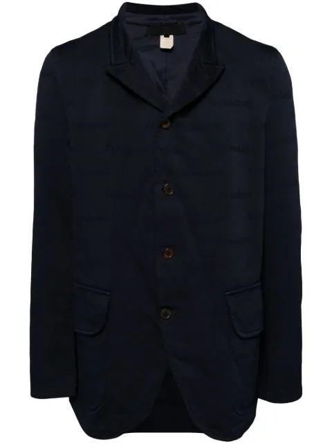 Comme Des Garçons Shirt strong will printed jacket Blue FNJ503