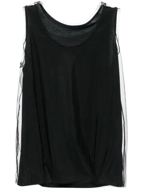 JNBY mesh-detailing top Black 5O7010550