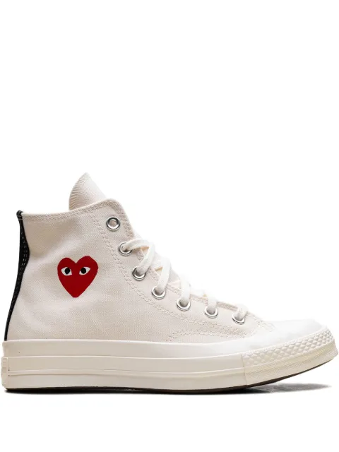 Comme Des Garçons Play x Converse x Comme des Garçons PLAY Chuck 70 "Cream" sneakers Neutrals A08800C