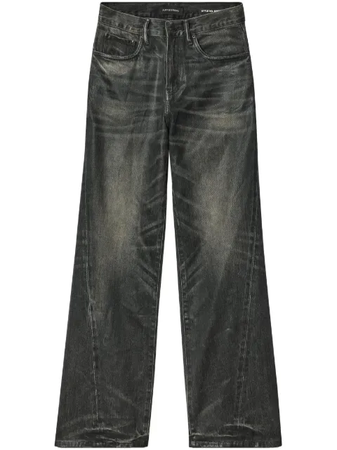 Purple Brand wide-leg jeans Black D2009TWBB424