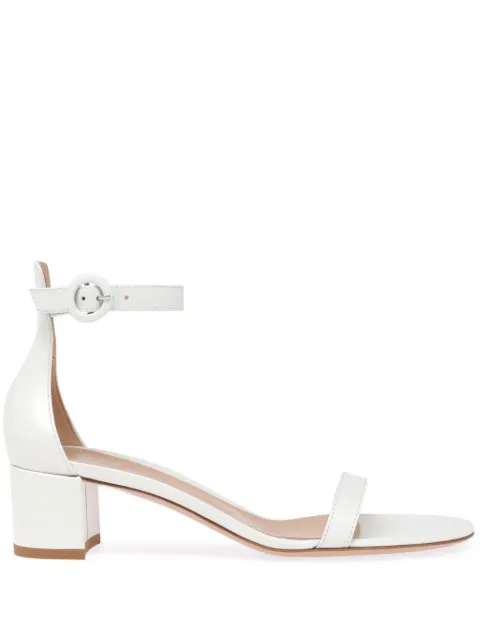 Gianvito Rossi 45mm Gaeta sandals White G6173345RICNAP