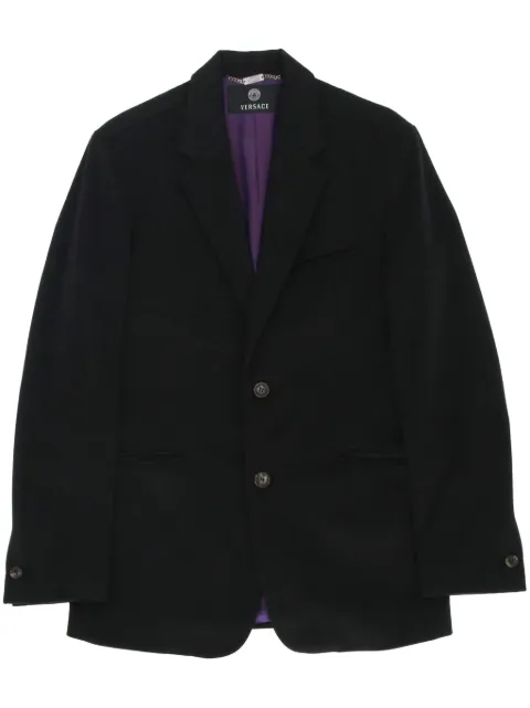 Versace Pre-Owned 1990s cashmere blazer Black VER600RV