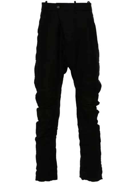 Masnada distressed-effect trousers Black M3332