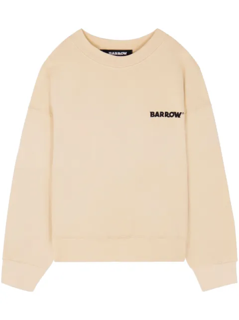 BARROW logo-embroidered sweatshirt Neutrals F4BWUASW133