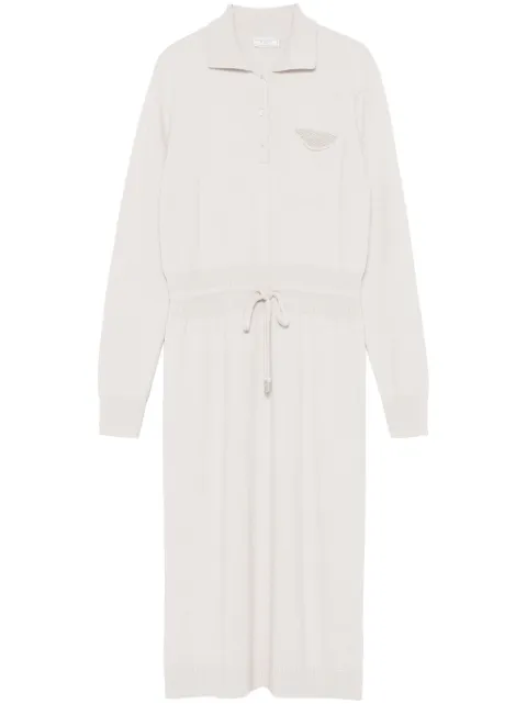 Peserico knitted midi dress Neutrals A92245F12B9018