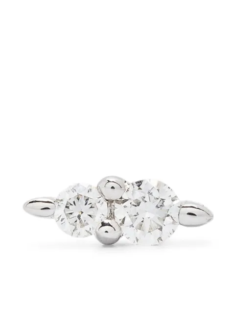 Maria Black 14kt white gold Hazy Gleam Piercing diamond single earring Silver SB1100W