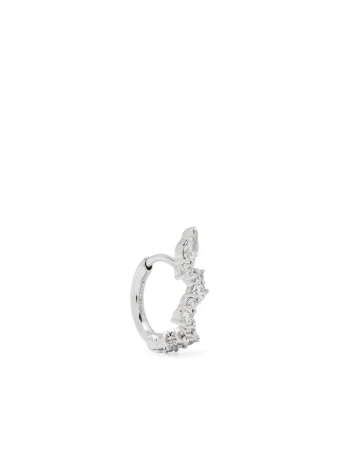 Maria Black 14kt white gold Concrete Sky diamond earring Silver H1073W