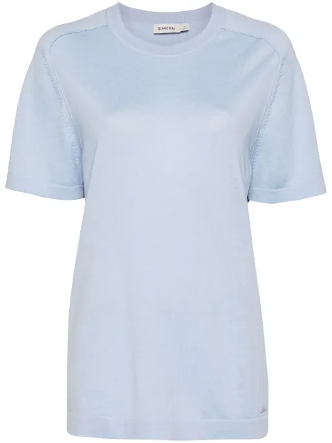 SIMKHAI fine-knit top Blue 1242002