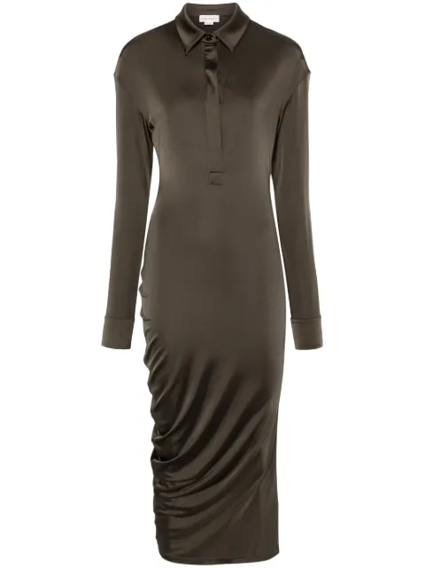 Alexander McQueen shirt midi dress Green 796514QLADR