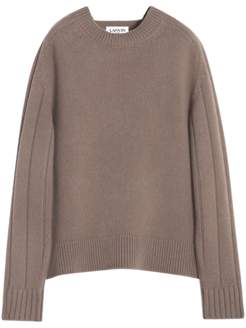 Lanvin seam-detail jumper Neutrals RMPO0033K400A24