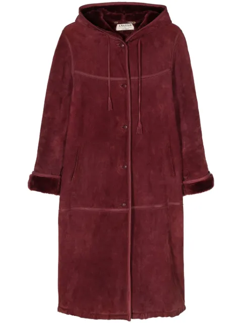A.N.G.E.L.O. Vintage Cult 1980s suede coat Red ANG750RB
