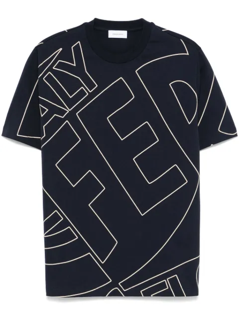Ferragamo graphic-print T-shirt Blue 776716