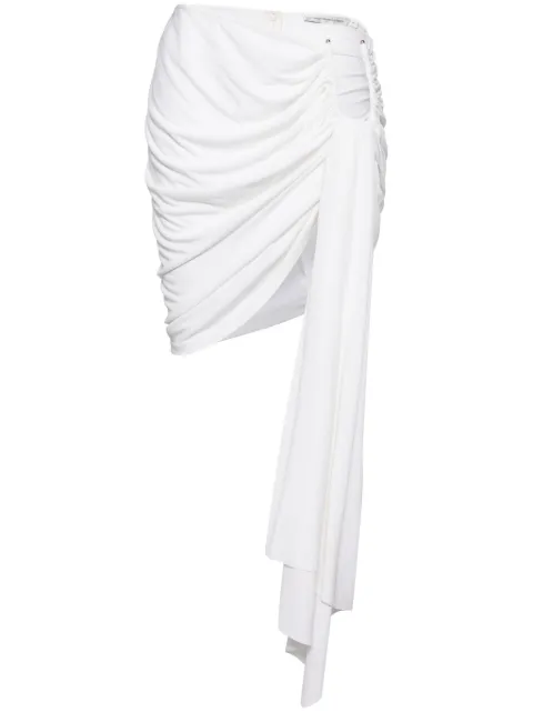 Christopher Esber Arced Palm mini skirt White ARCEDPALMMICROSKIRTWHITE