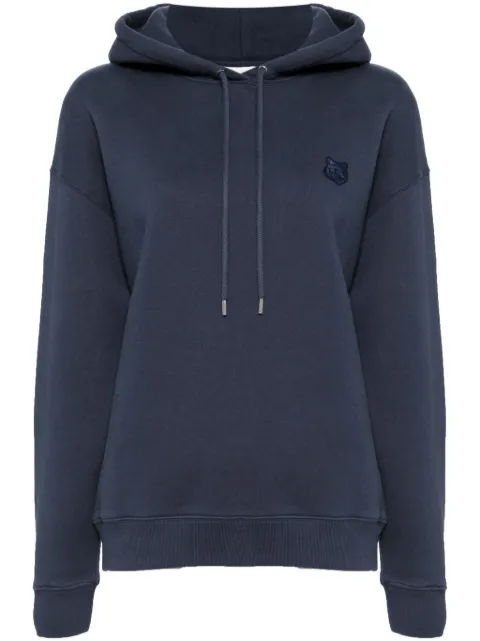 Maison Kitsuné signature fox motif hoodie Blue MW00704KM0307