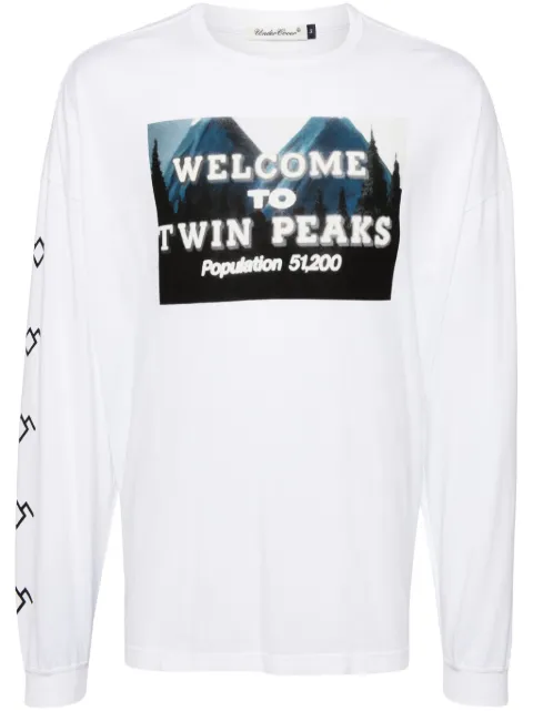 Undercover graphic-printed long-sleeved t-shirt White UC2D48082