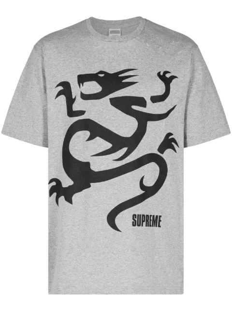 Supreme Mobb Deep Dragon T-shirt Grey SU454