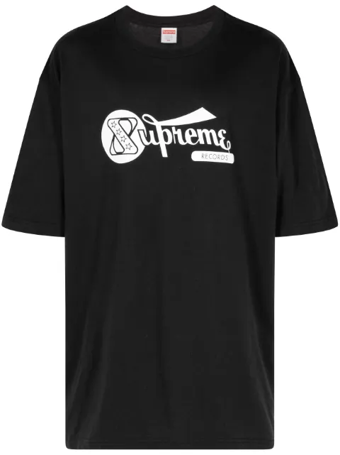 Supreme Records T-shirt Black SU431