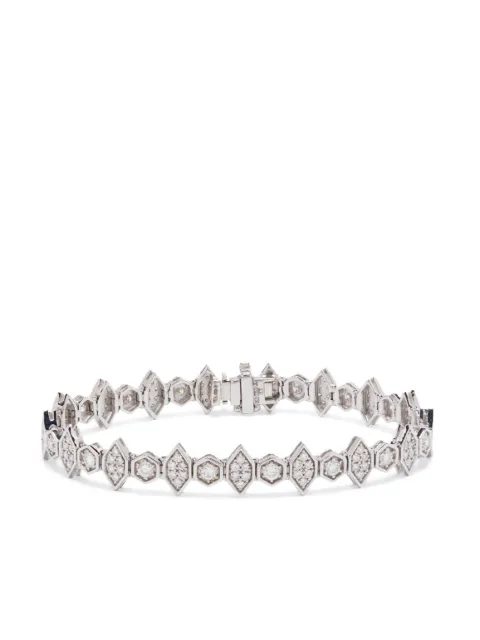 Kolours 18kt white gold Fortis diamond bracelet Silver BC981YGLW