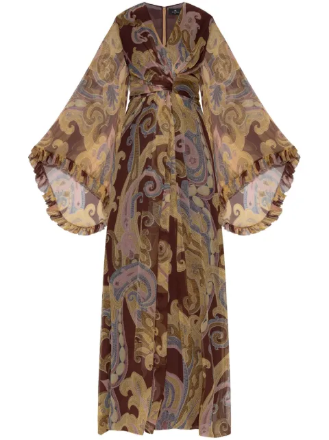 ETRO paisley-print silk maxi dress WRHA023099SA1F4