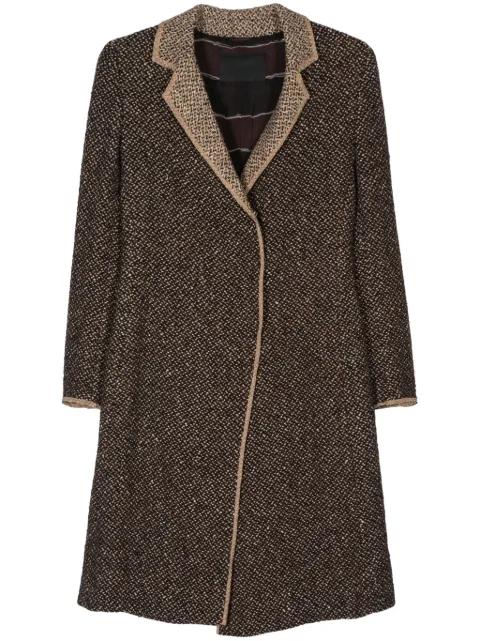 Prada Pre-Owned 2000s wool coat Brown PRA780CAA