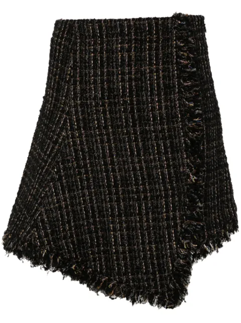 sacai tweed skirt Black 2407445
