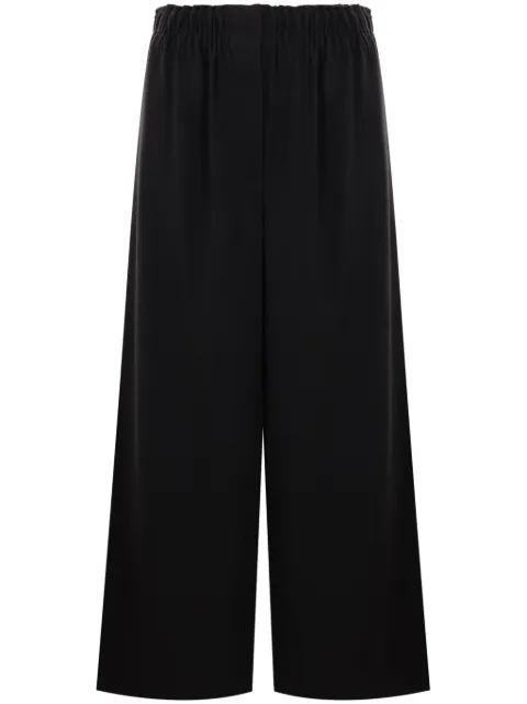 QUIRA oversized wide-leg trousers Black QUPZ30004A