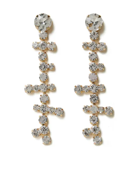 TWINSET crystal-embellished drop earrings Gold 232AA4010
