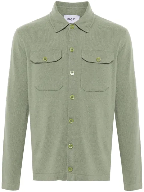 D4.0 knitted shirt Green 8557DA050