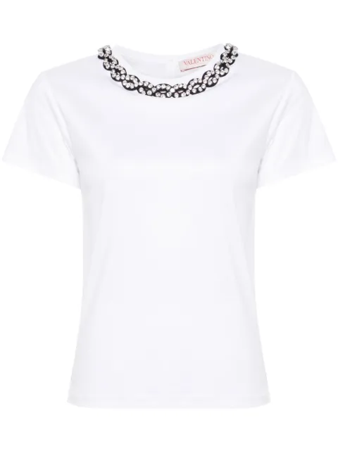 Valentino Garavani embroidered T-shirt White BMG23N8RH