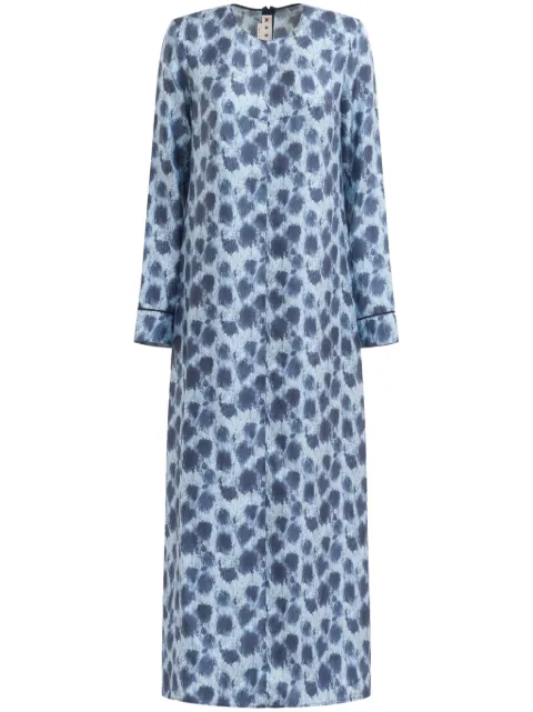 Marni All-over-print dress Blue ABMA1347I0UTSG24