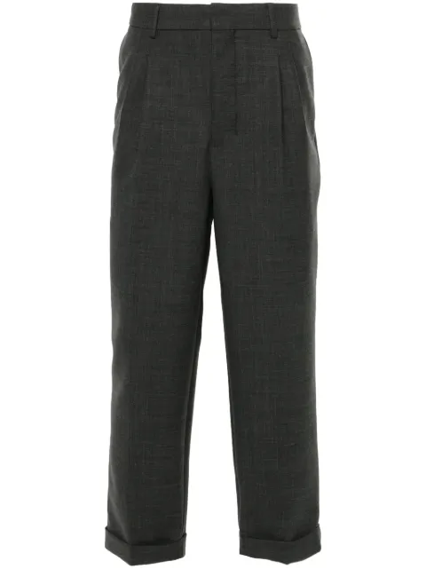 AMI Paris pleated trousers Grey HTR111PL0002