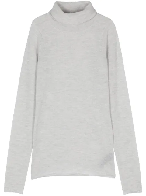 Haikure mélange-effect sweater Grey HEW07064MC059PX