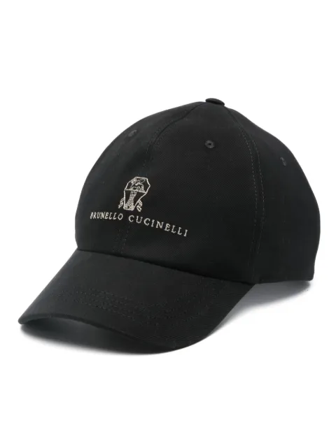 Brunello Cucinelli logo-embroidered cap Black M252D9850CEK15
