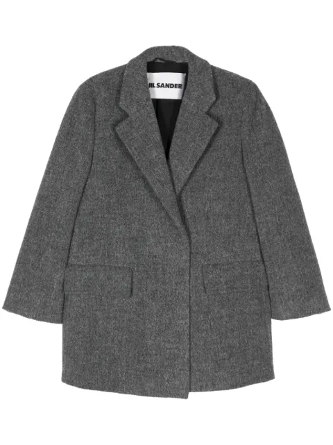 Jil Sander mélange-effect blazer Grey J02AA0172J41387