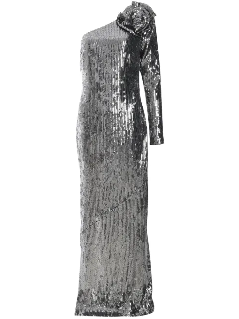 Roland Mouret sequinned gown Silver RMAW24002GDG