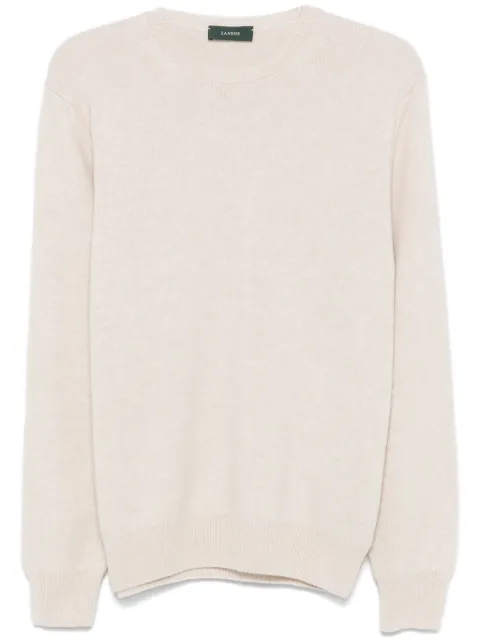 Zanone virgin wool sweater Neutrals 810104ZN207
