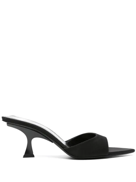 The Attico 70mm Bes mules Black 248WS838V015