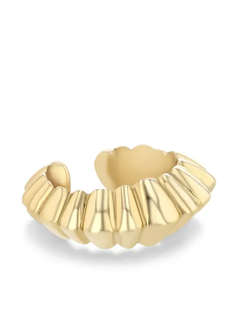 Lizzie Mandler Fine Jewelry 18kt yellow gold Crescent ear cuff Gold EC7044